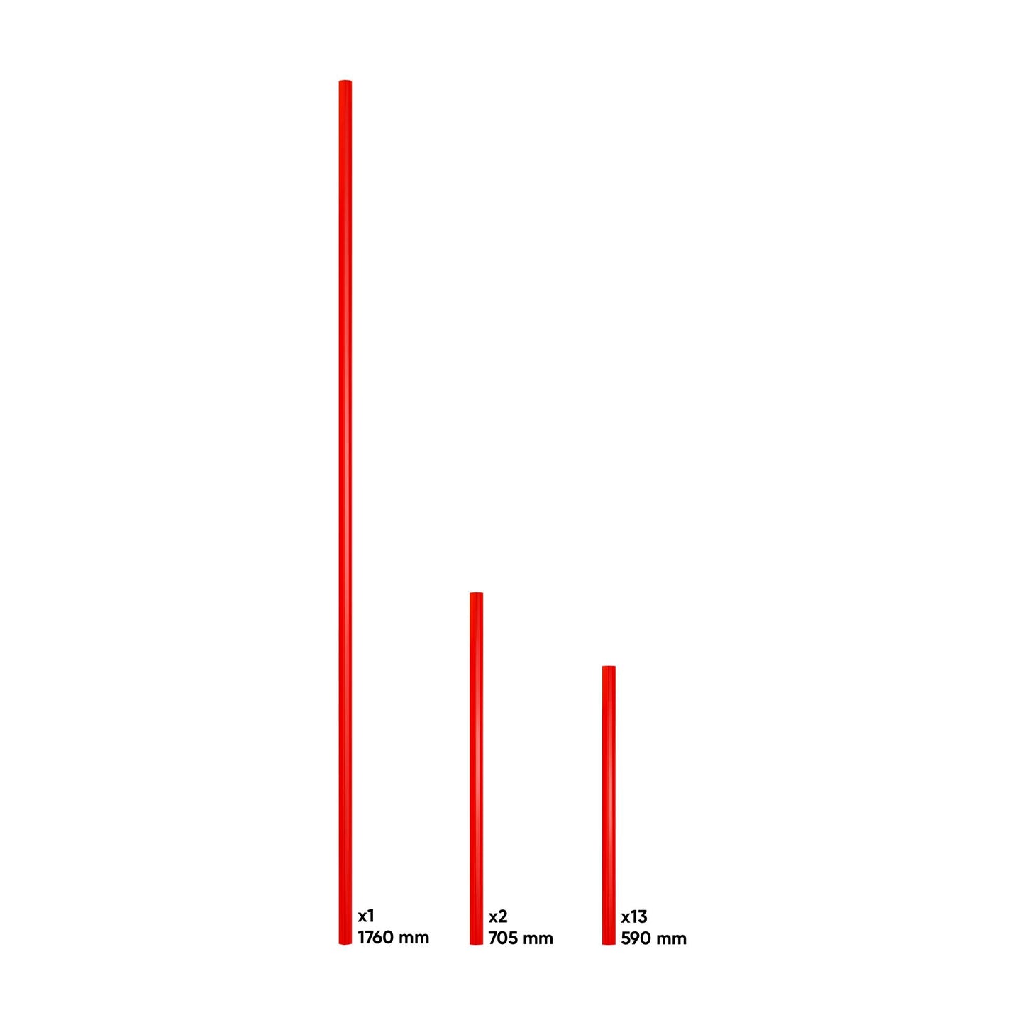 Sett med håndtak for SERIE446, 17954