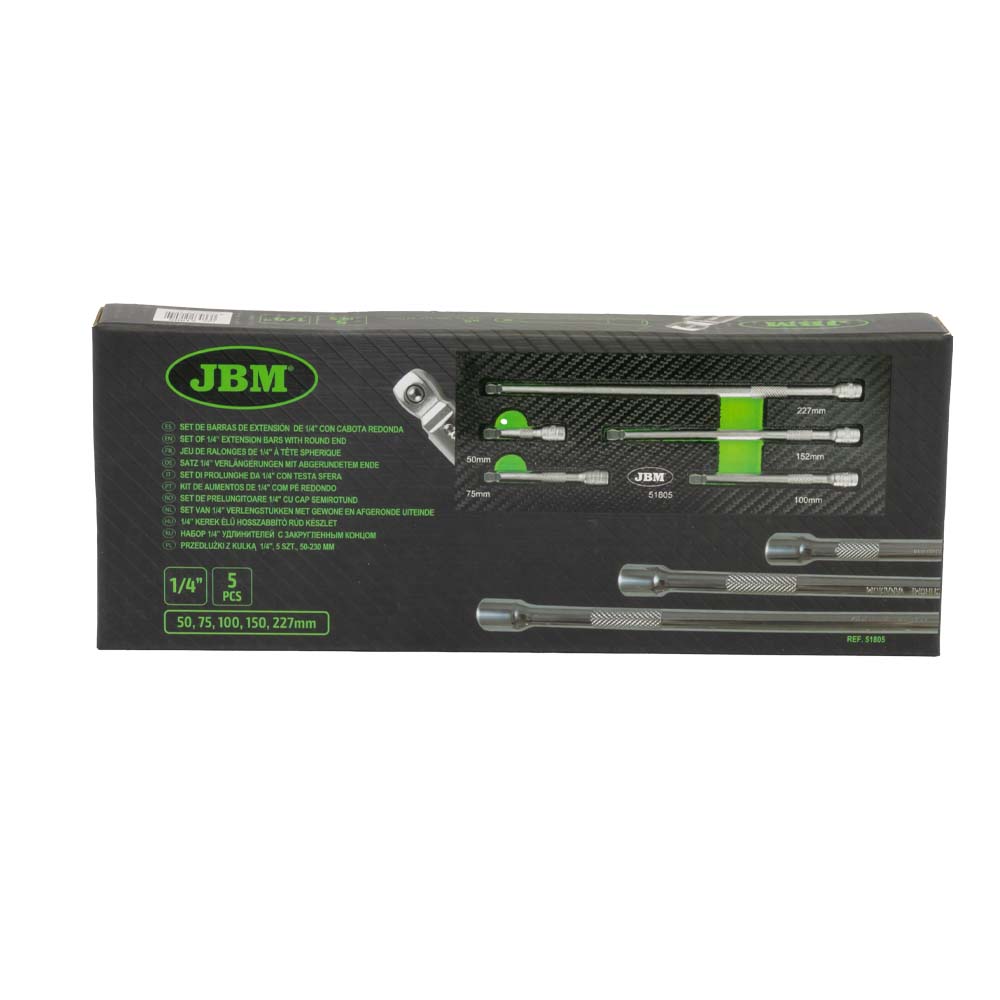 51805 - JBM 1/4" FORLENGERE MED KULEHODE