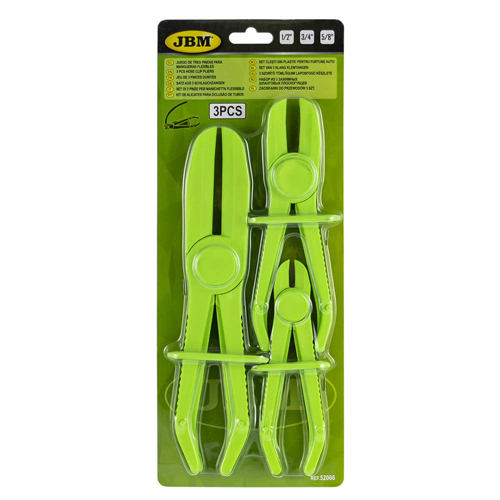 52066 - JBM SLANGEKLEMMESETT / 3 DELER