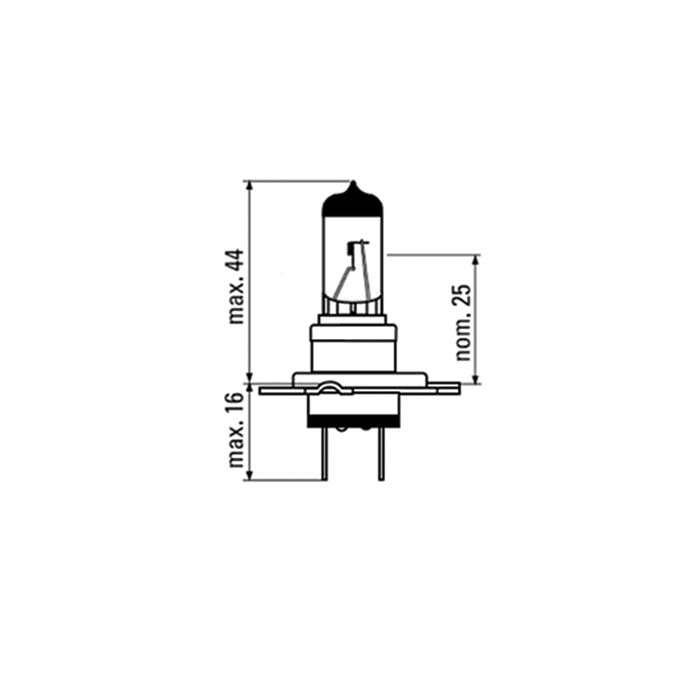 JBM52365 Lyspære 12V H7 55W