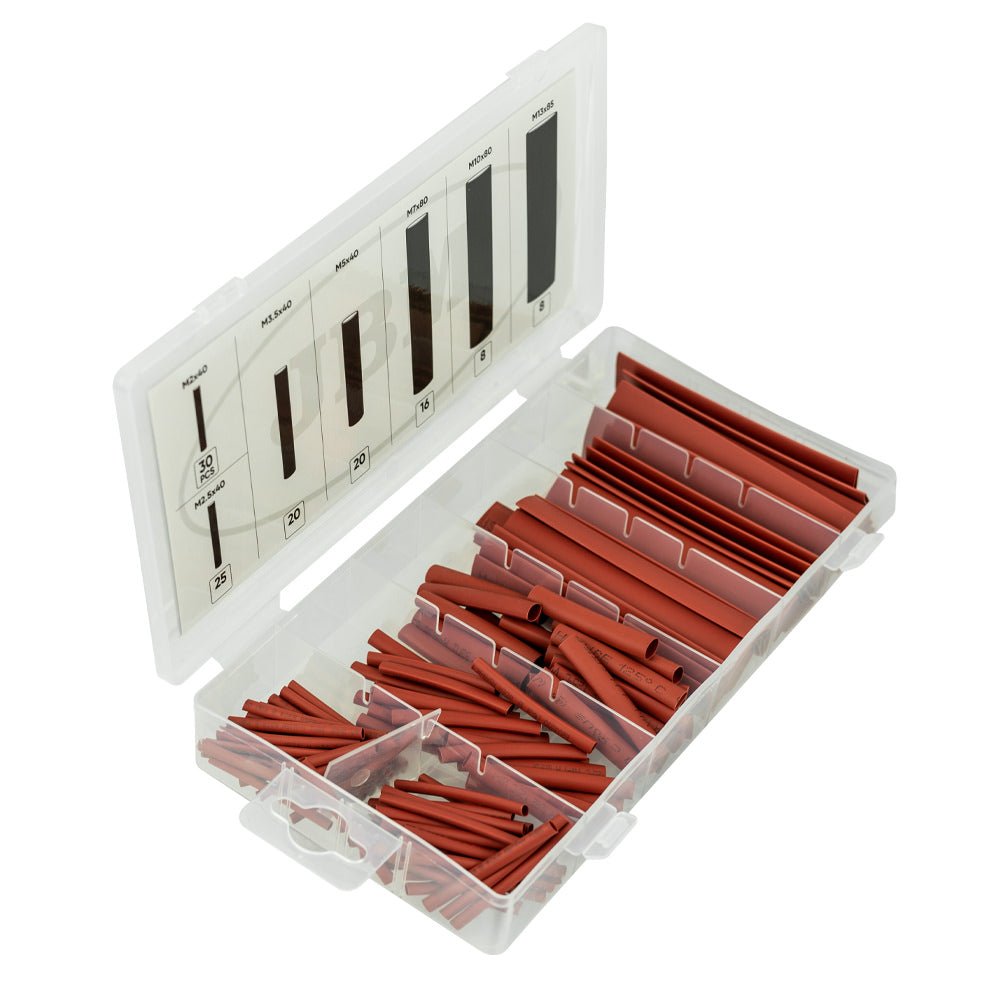 53376 - KRYMPEHYLSE FOR ISOLERING AV LEDNINGER / RØD