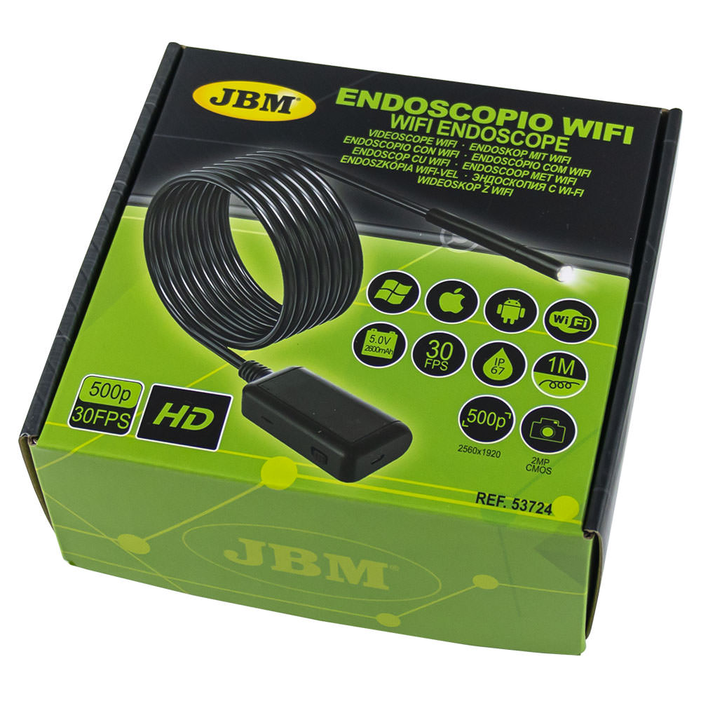 53724 - JBM WIFI INSPEKSJONSKAMERA = erstattes med - 54706