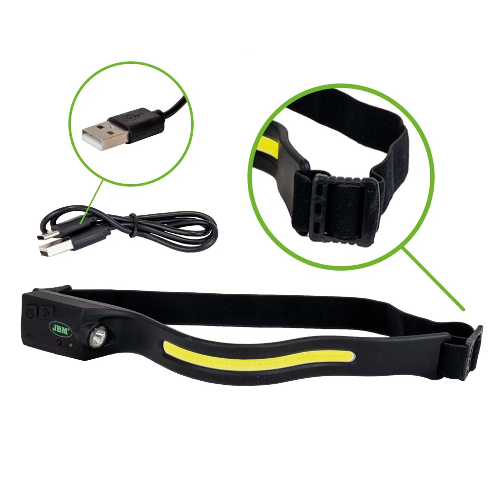 54004 - JBM HODELYKT MED BEVEGELSE SENSOR / COB LED
