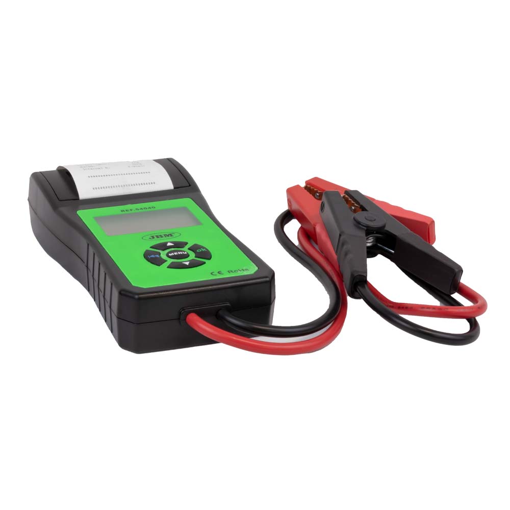 54040 - JBM Batteritester med printer