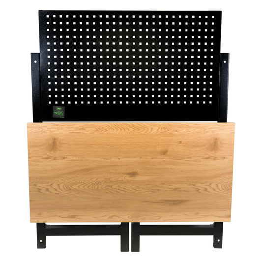 54328 Sammenleggbar verkstedbenk med bakpanel