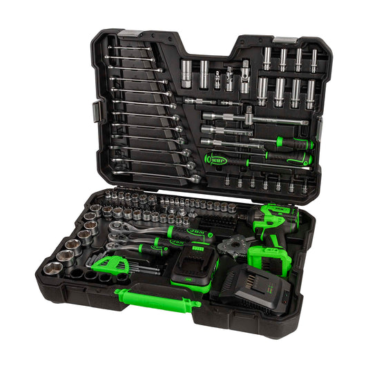 54863 VERKTØYKASSE MED 800 NM BATTERISLAGNØKKEL