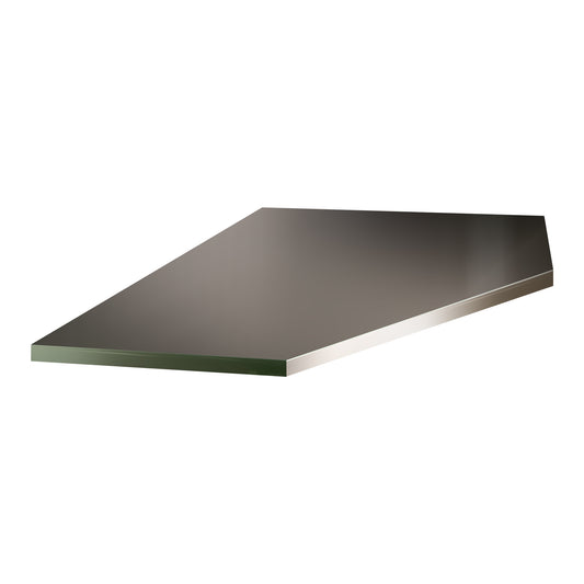 Hjørnebenk, Rustfritt stål, 16836