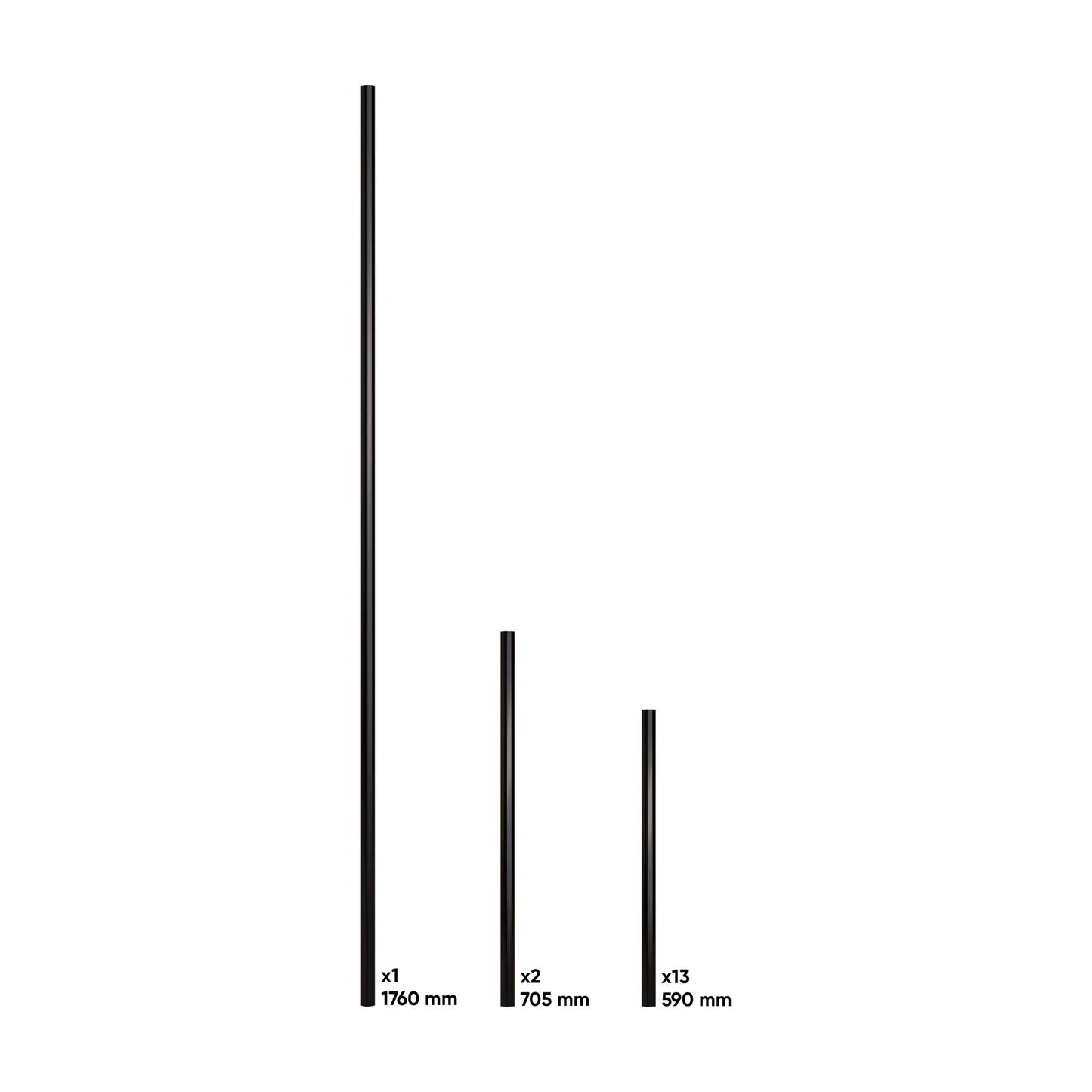 Sett med håndtak for SERIE446, 17954