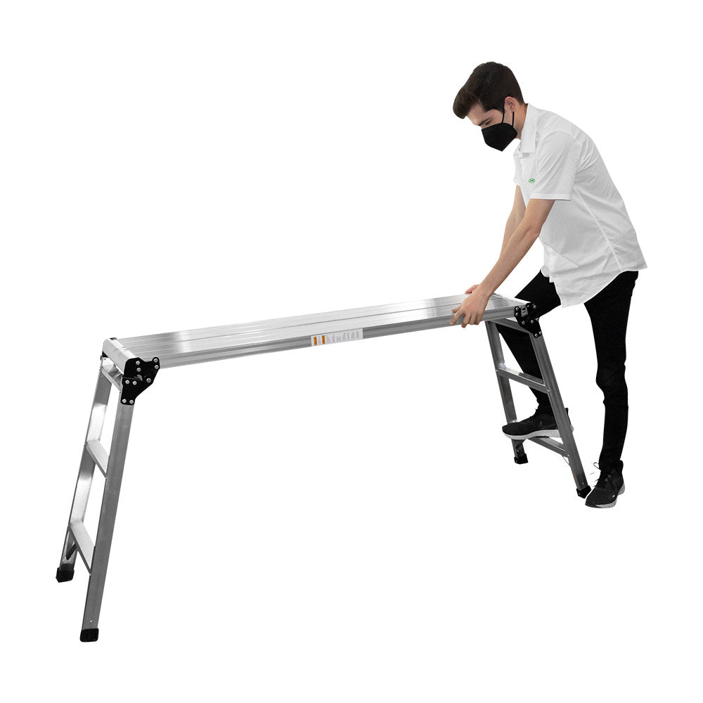 50913 Stor verkstedplattform i aluminium