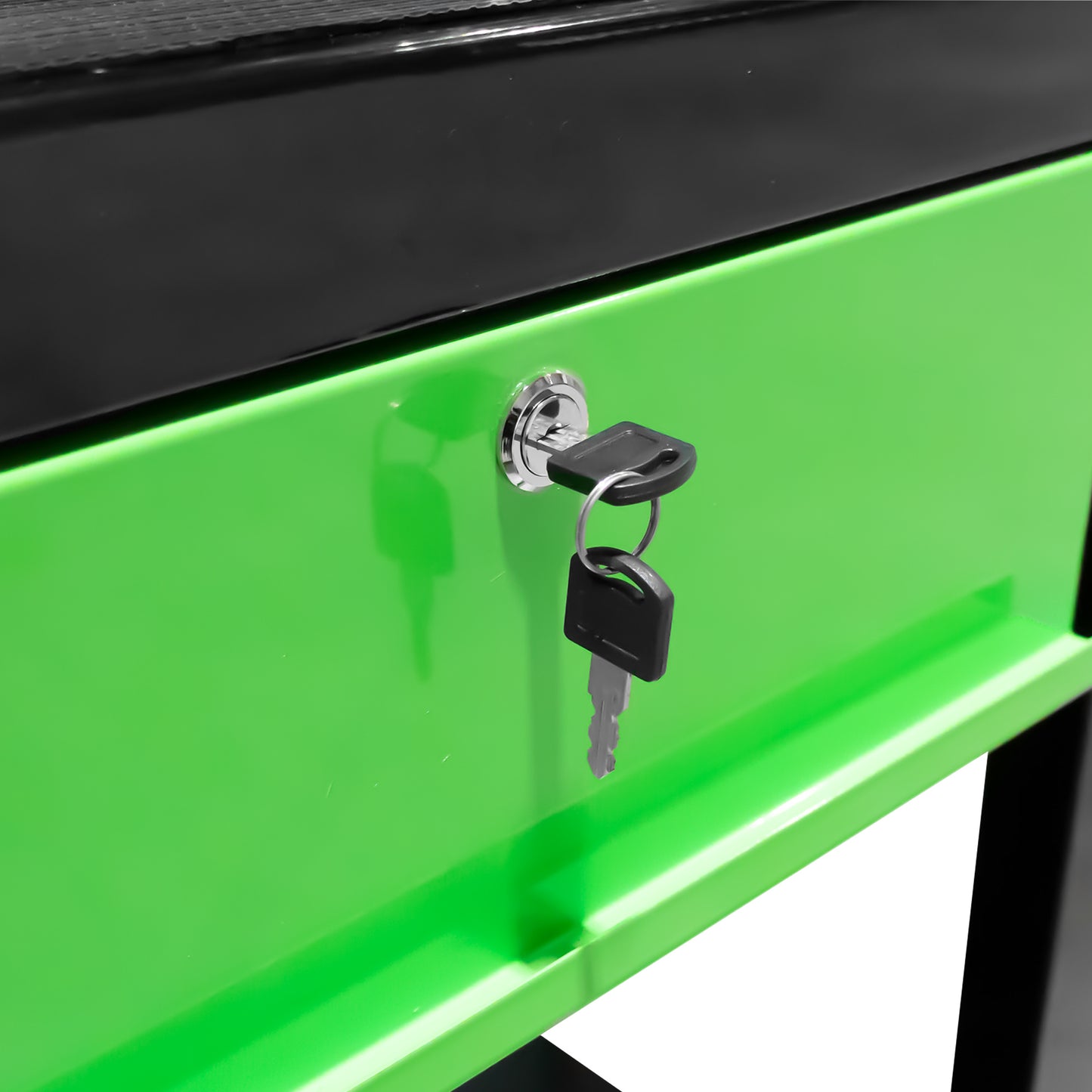 51035 Verkstedbenk m. frontpanel og 2 skuffer - TÅLER 600KG!