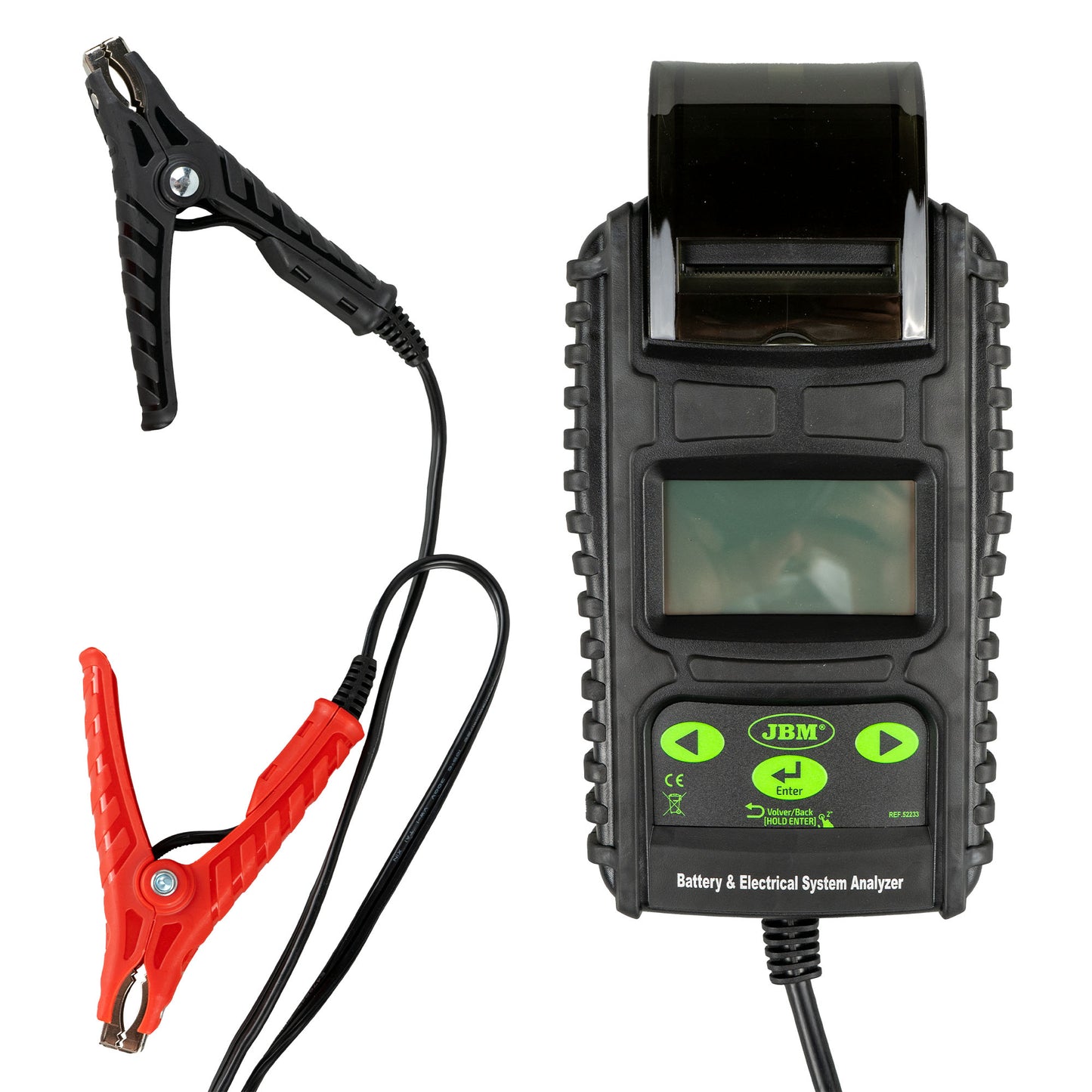 52233 Digital batteritester med skriver (12-24V)