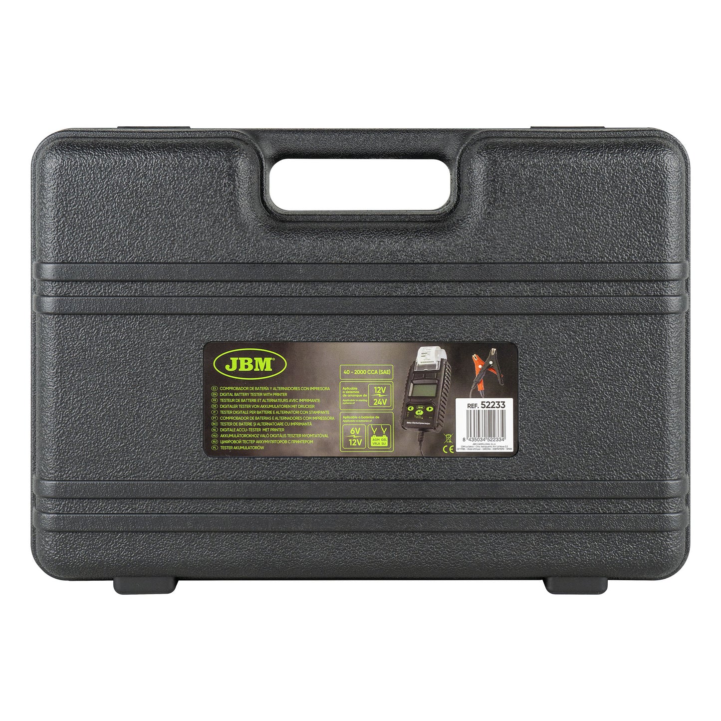 52233 Digital batteritester med skriver (12-24V)