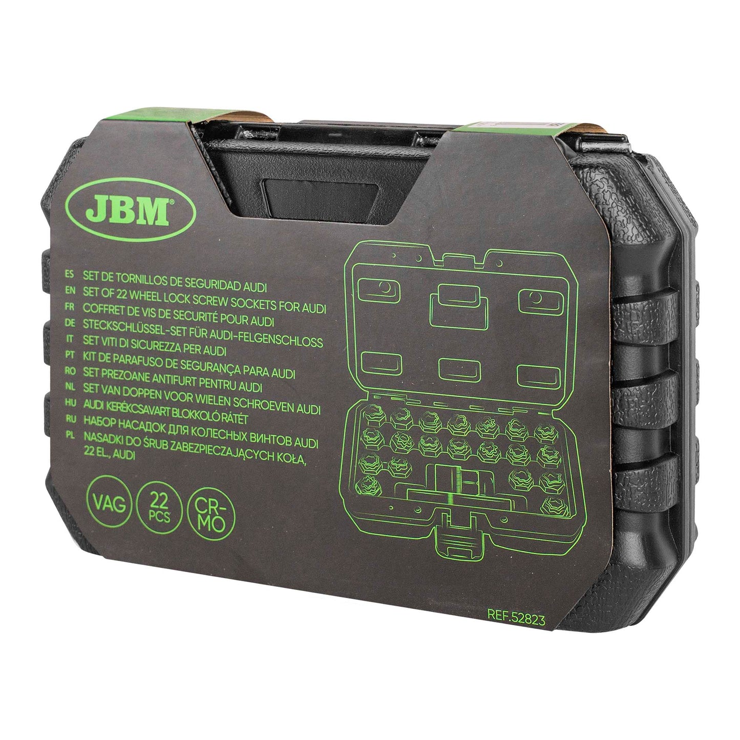 52823 Pipenøkkelsett for AUDI felglås