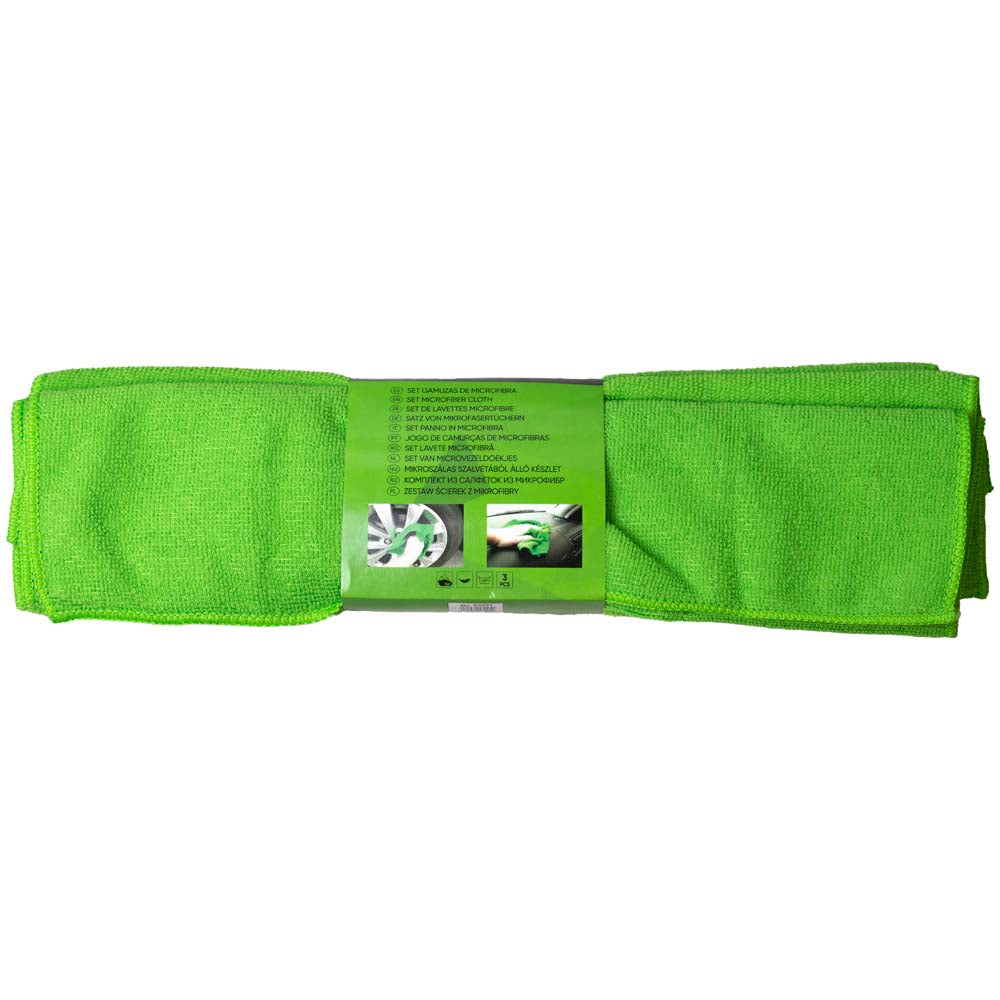 53221: SETT MED MIKROFIBERKLUTTER - 3 DELER