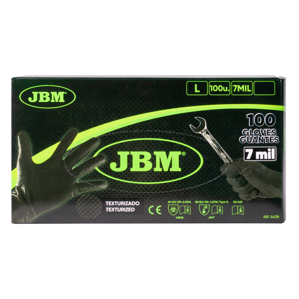 JBM54178 Diamond nitrilhansker (7,0 MIL) L