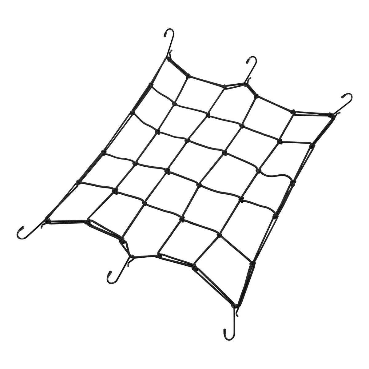 JBM 54332 | Elastisk bagasjenett til motorsykkel og MC, 6 kroker (40x40 cm)