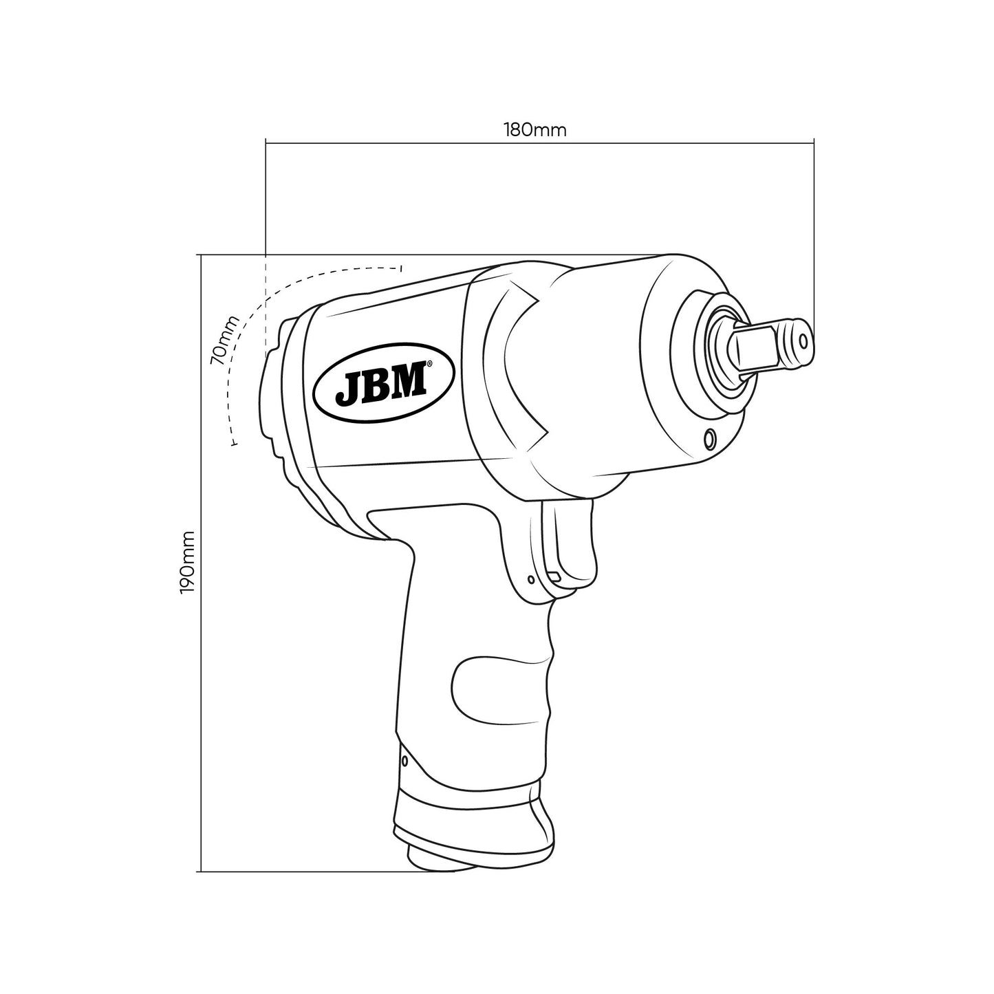 54547 1/2" 2247NM muttertrekker