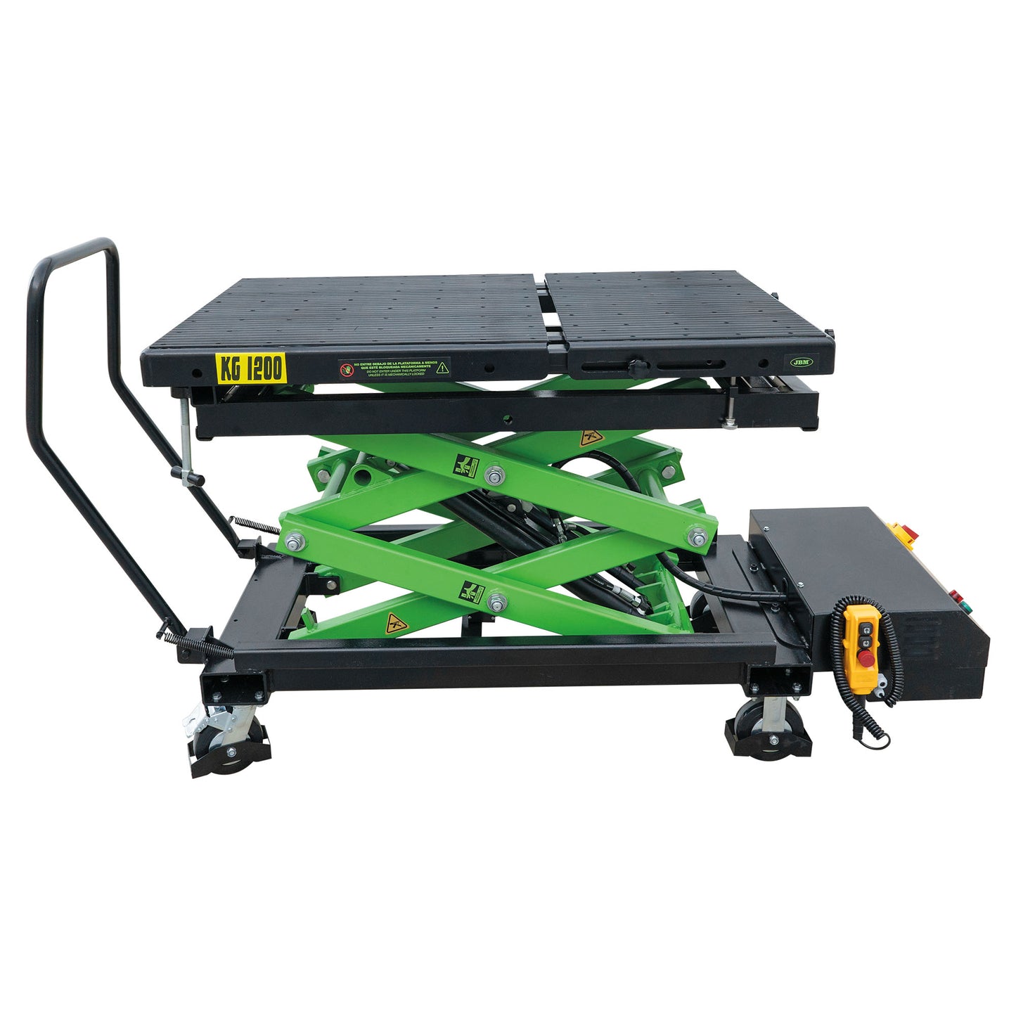 JBM 54564 Hydraulisk Batteriløftebord 1200 kg for Elbil- og Hybridbatterier | Elektrisk Batterijekk