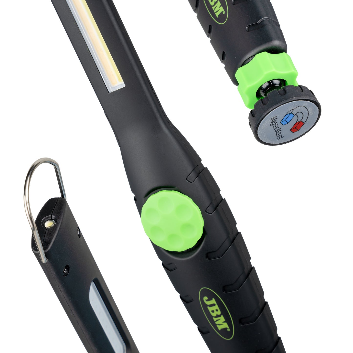 54567 Dimbar ultrafiolett LED-lampe med sammenleggbar magnetisk base - 500 lumen