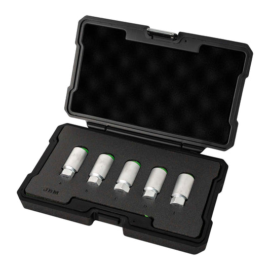 JBM 54823 | 5-Delt pipenøkkelsett for hjullåsbolter Tesla 3, S, X
