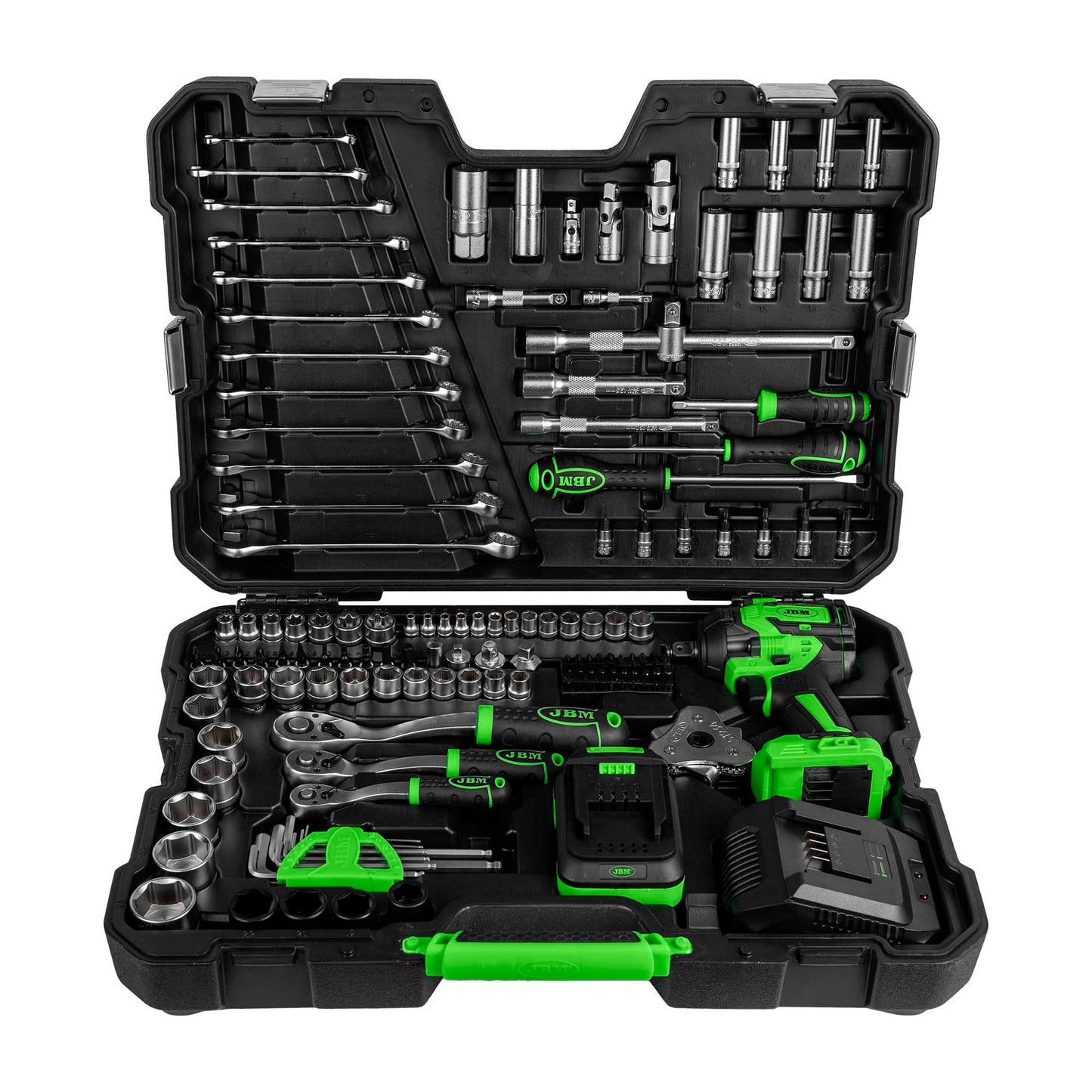 54863 VERKTØYKASSE MED 800 NM BATTERISLAGNØKKEL