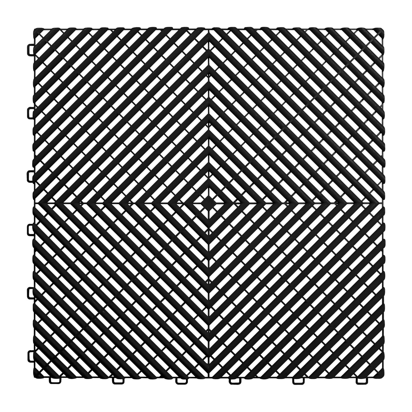 Sklisikker polypropylen gulvflis, verksted, 54906