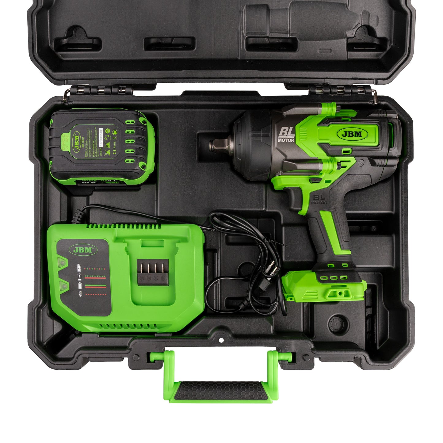 60044C 1/2” 1300NM Batteridrevet børsteløs muttertrekker med koffert