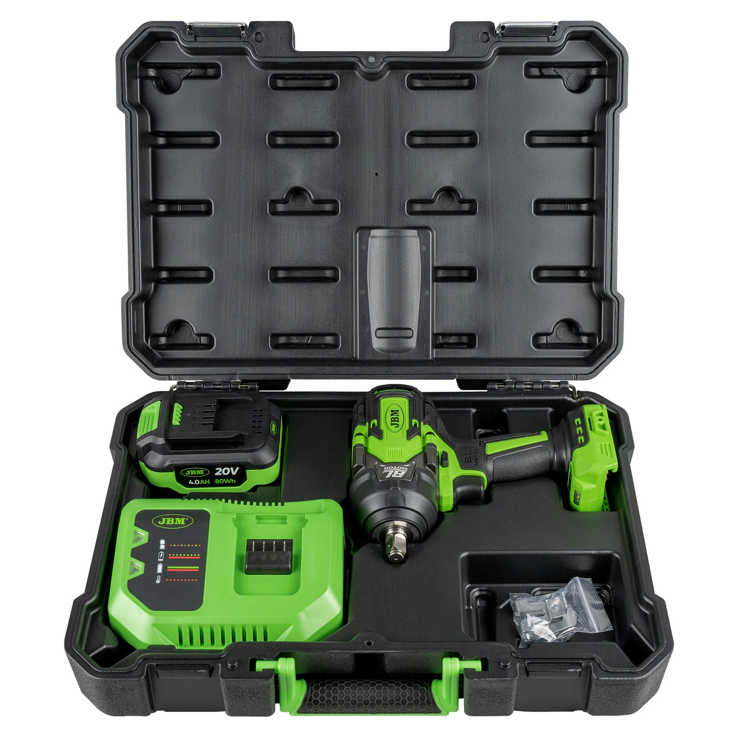 60051C 1/2" 1000NM Batteridrevet børsteløs muttertrekker med koffert