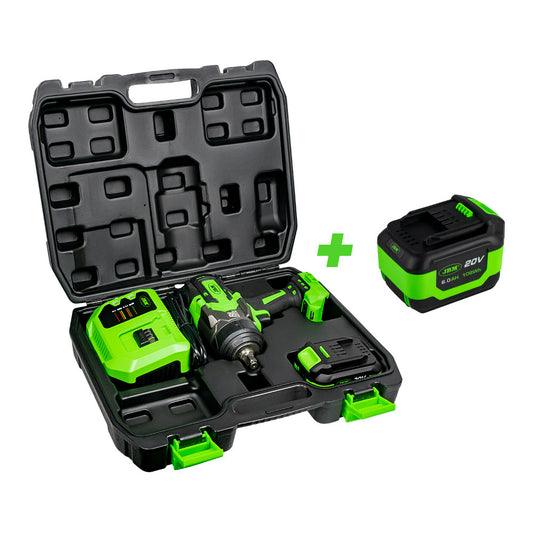 60044C 1/2” 1300NM Batteridrevet børsteløs muttertrekker med koffert