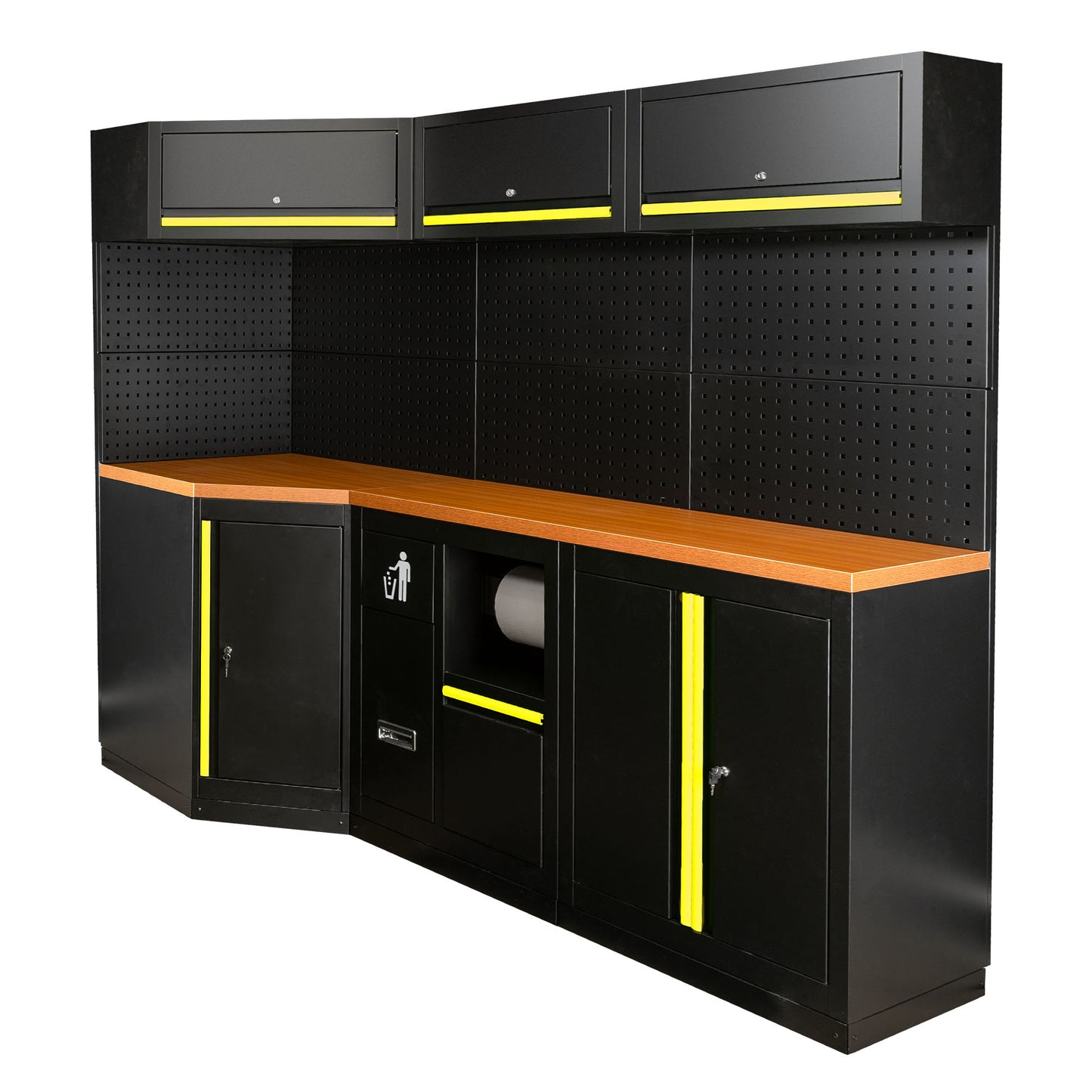 Arbeidstasjon, 22 deler, MDF benkeplate, SERIE518