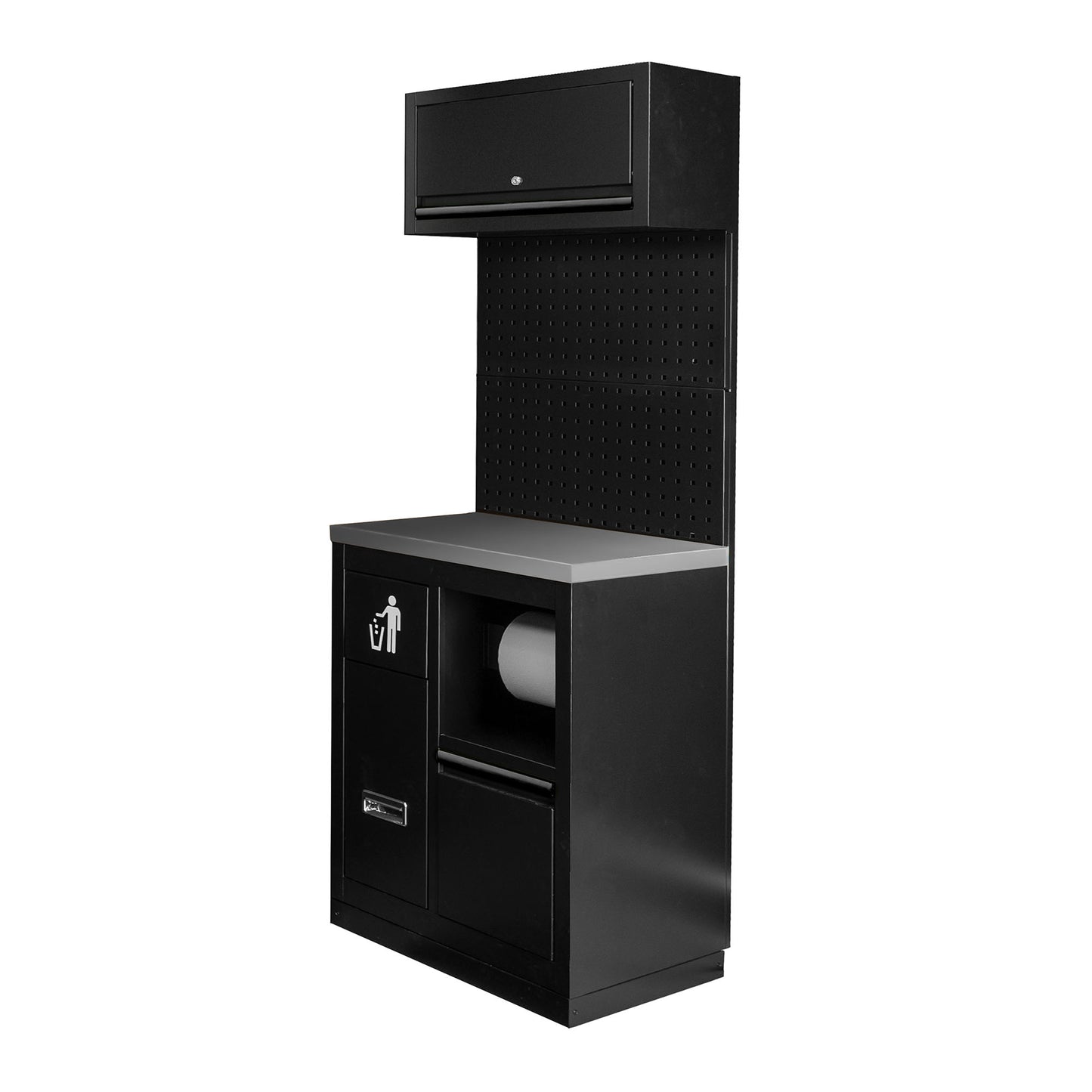 Arbeidstasjon, 7 deler, MDF + Rustfritt stål, SERIE591