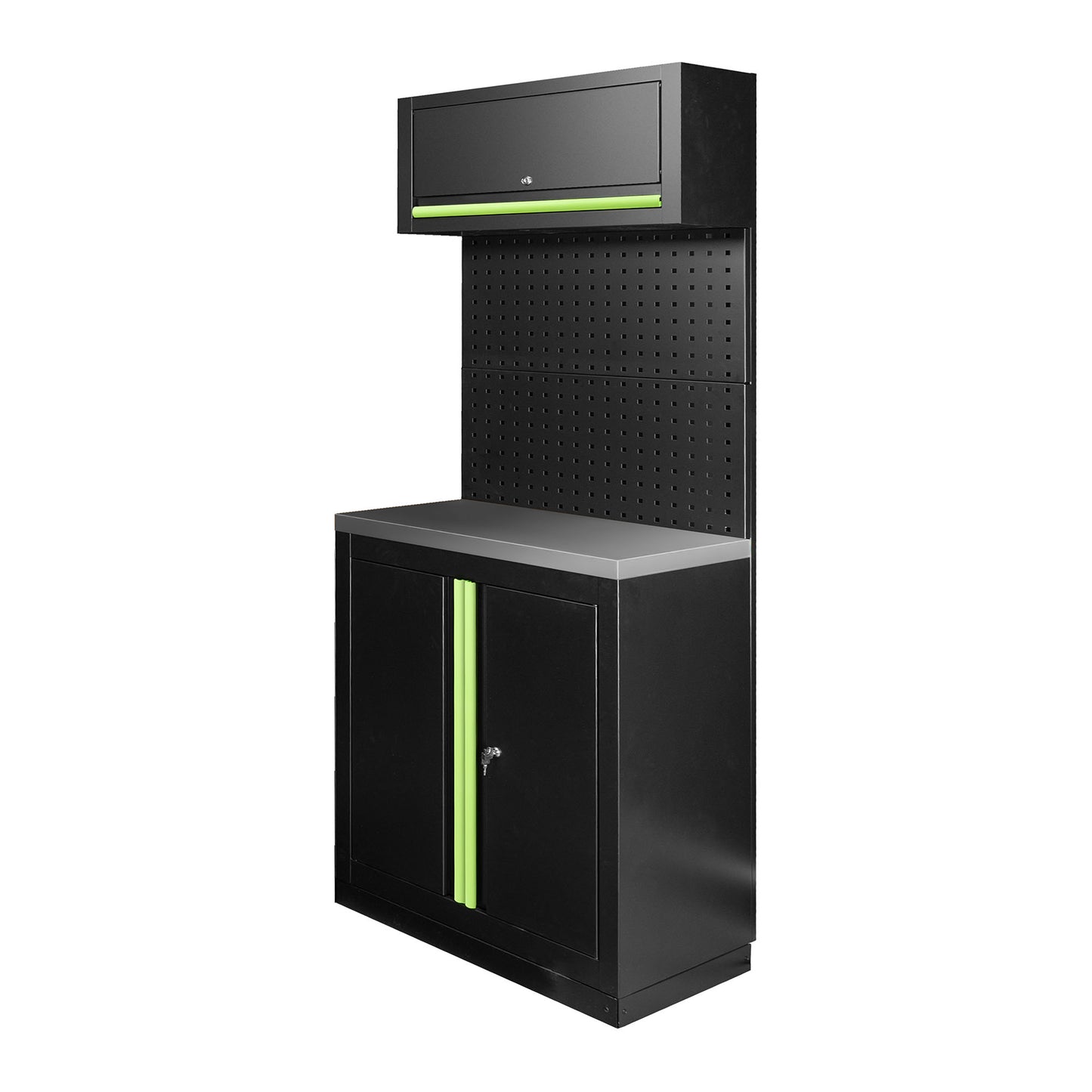 Arbeidstasjon, 7 deler, MDF + Rustfritt stål, SERIE592