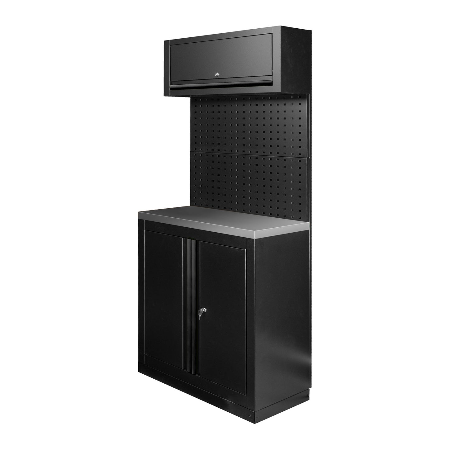 Arbeidstasjon, 7 deler, MDF + Rustfritt stål, SERIE592