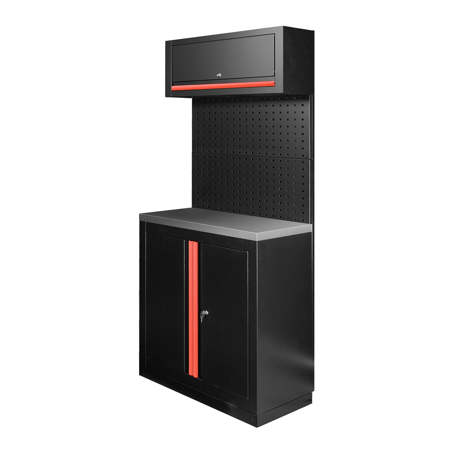 Arbeidstasjon, 7 deler, MDF + Rustfritt stål, SERIE592