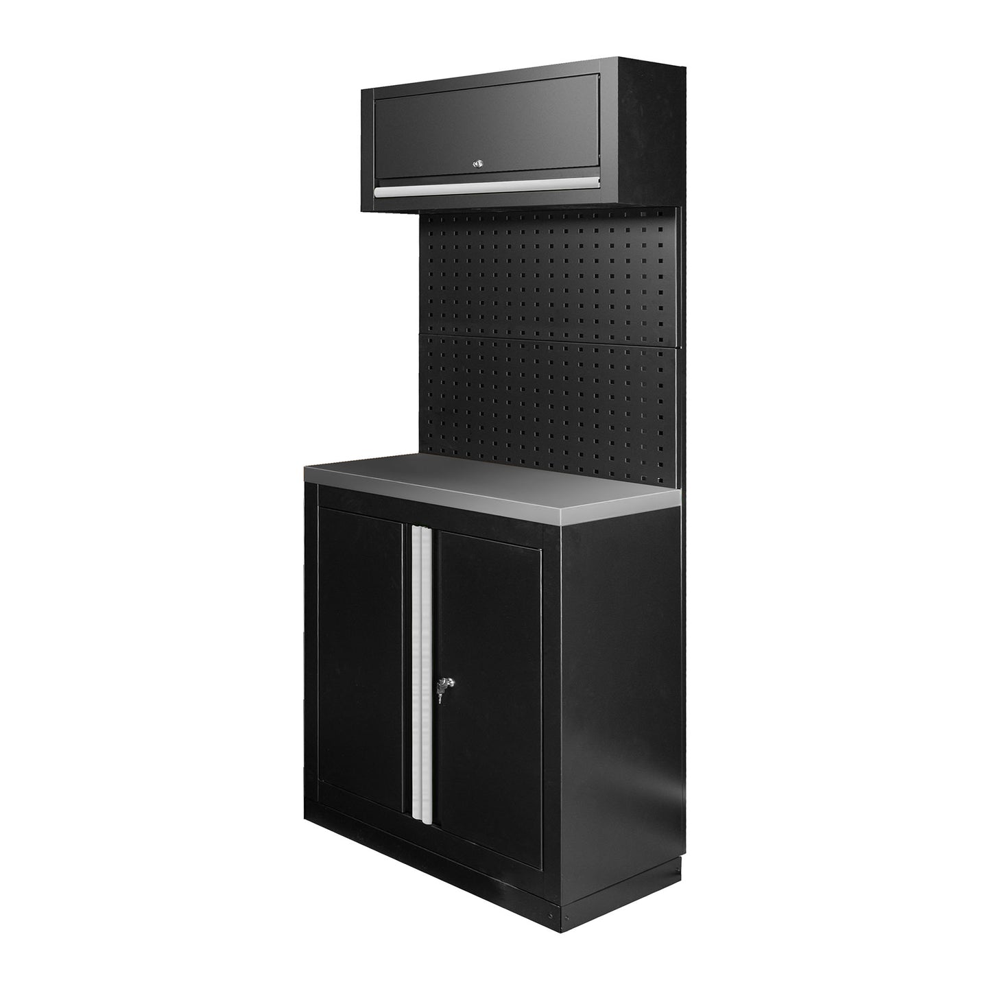 Arbeidstasjon, 7 deler, MDF + Rustfritt stål, SERIE592