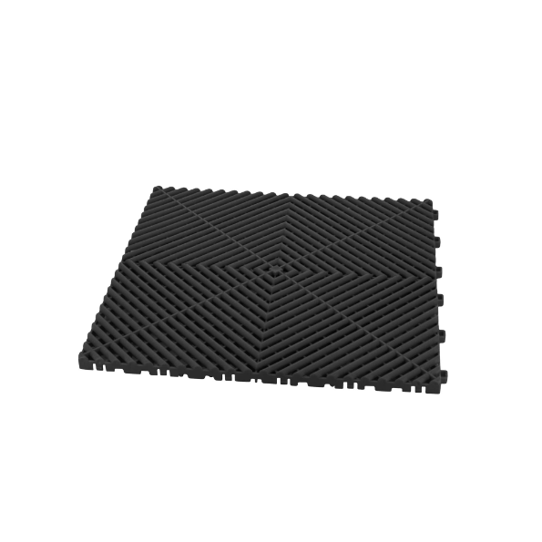 Sklisikker polypropylen gulvflis, verksted, 54906